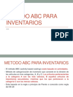 Metodo ABC para Inventarios