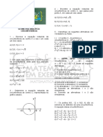 Geometria analítica: exercícios resolvidos sobre circunferência