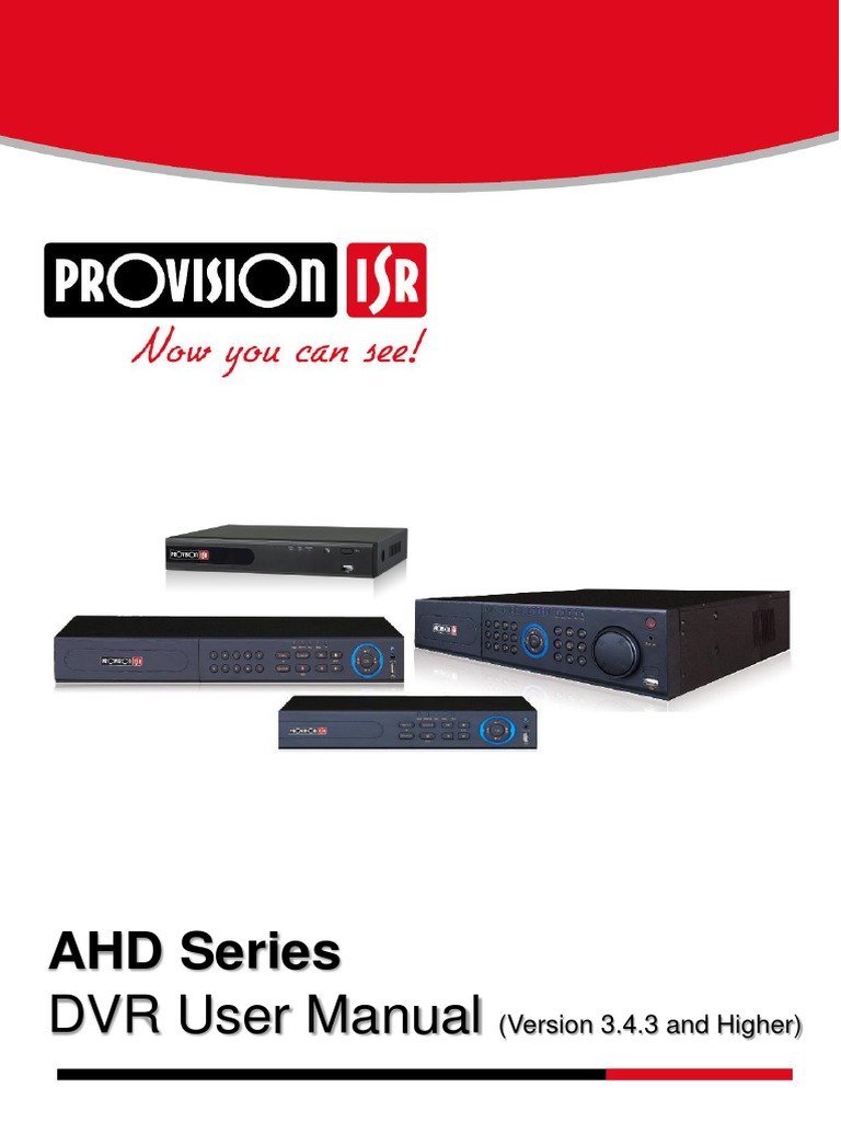 Ahd Dvrs Manual | PDF | Digital Video Recorder | Usb