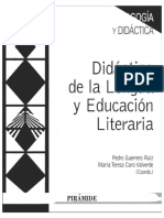 Guerrero y Caro, Didáctica de La Lengua y Educación Literaria