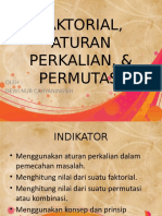 Faktorial Dan Permutasi (Matematika Lintas Minat)