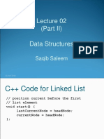 (Part II) Data Structures: Saqib Saleem