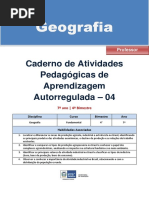 Geografia Regular Professor Autoregulada 7a 4b