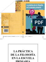 Brenifier Oscar - La Practica de La Filosofia en La Escuela Primaria PDF