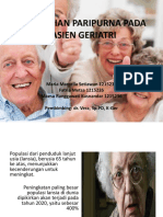 Pengkajian Paripurna Pada Pasien Geriatri