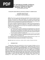 Tackling fake news into digital curriculum