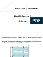 High Rise Structures (CVEN90024) - FEM LAB Exercise 2 - Solutions