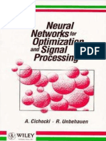 Neural Networks For Optimization and Signal Processing Cichocki Unbehauen PDF
