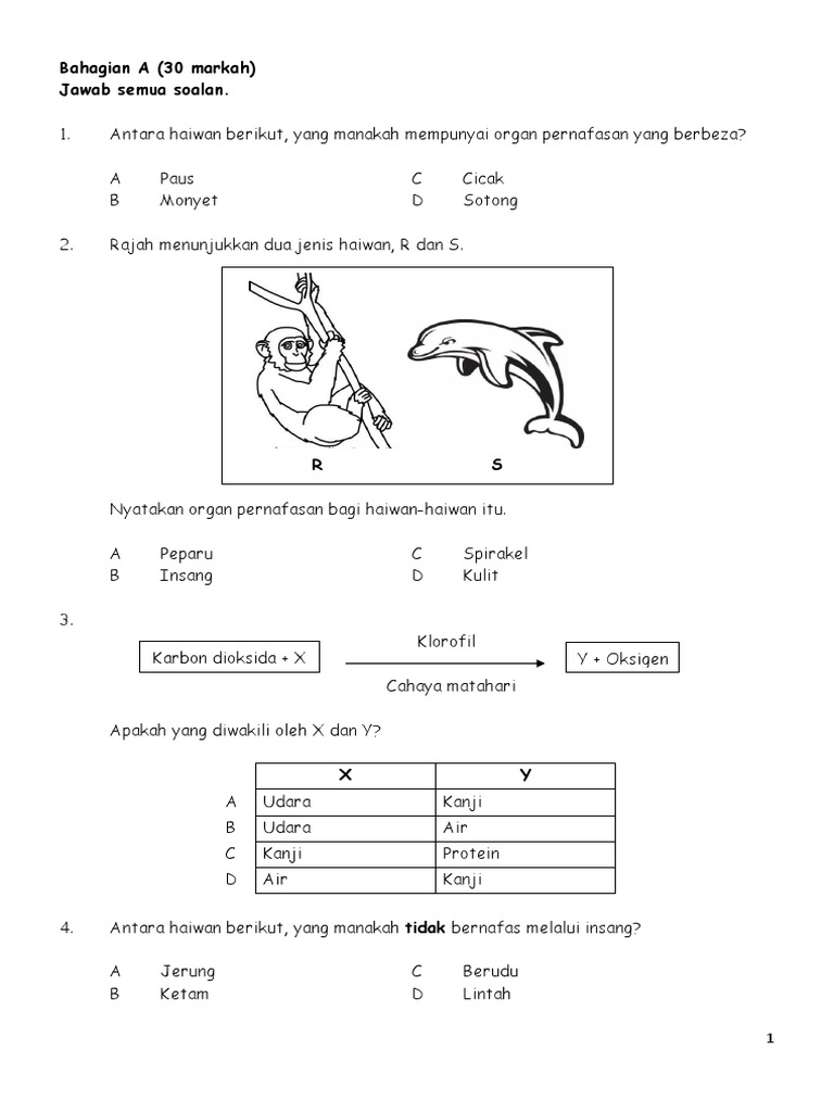 Soalan Sains Tahun 4 Upp2 2014 Pdf