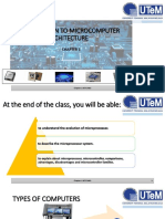 Introduction To Microcomputer Architecture: Chapter 1 BETC3483 1