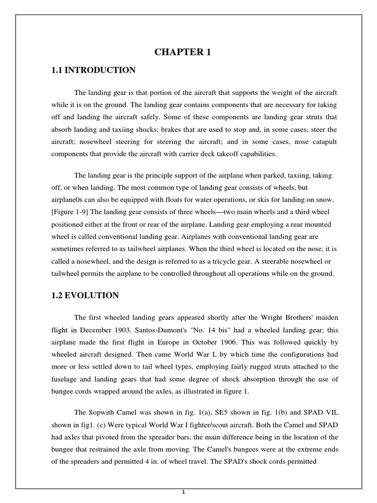 Understanding the Fundamentals of Aircraft Landing Gear A