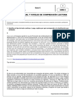 G1-C - Tipología Textual y Niveles de Comprensión Lectora