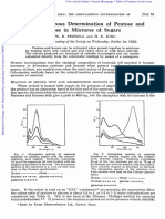 Determining Pentose and Hexose Sugars