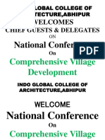 National Conferenace of Comprehensive Village Development Feasibility and Sustainability Intro Standby