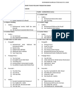 Agihan Tugas Pelajar Tingkatan Enam Hari Sukan 2018