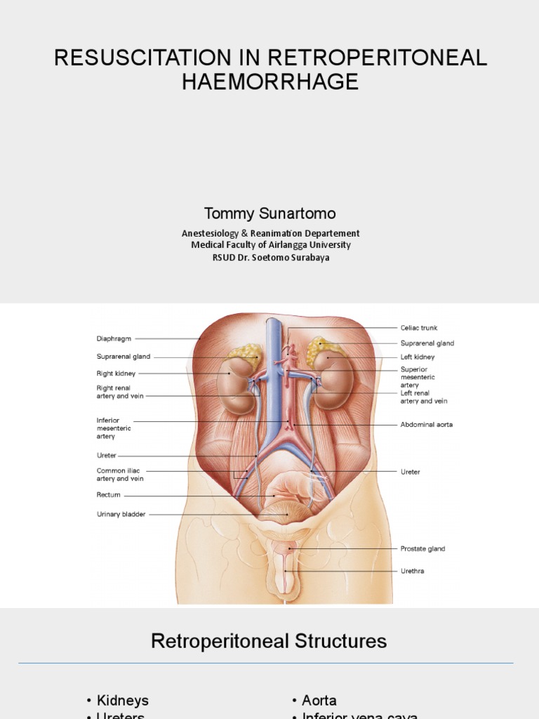 Resuscitation in Retroperitoneal Haemorrhage | PDF | Major Trauma ...