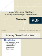 Corporate-Level Strategy:: Creating Value Through Diversification