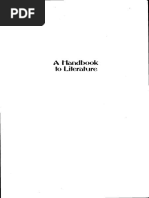 A Handbook To Literature (4th Edition) by C. Hugh Holman (1985 ...