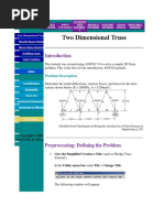 Two Dimentional Truss