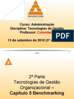 Aula - 15 de setembro de 2010 -  - Benchmarking - 3ºano  6ª aula