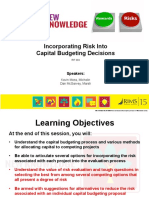 Captial Budgeting With Risk Final