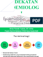 Pendekatan Epidemiologi