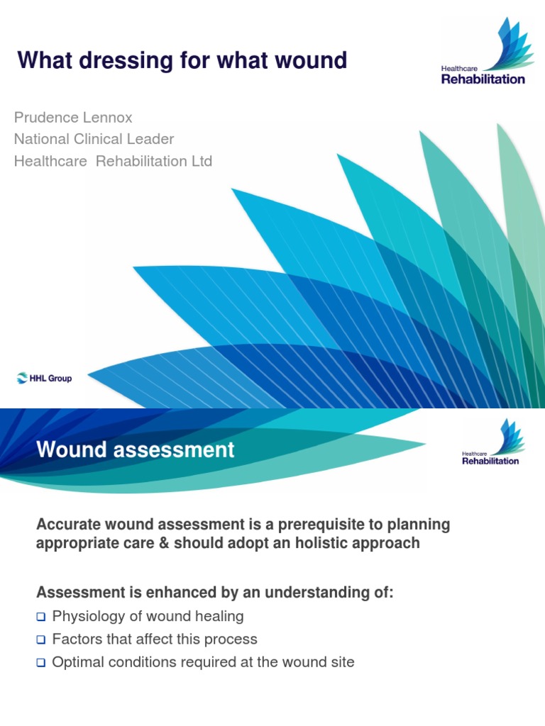 Dressing Selection Guide for Wound Care PDF Healing Wound