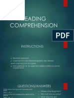 Reading Comprehension Test 9