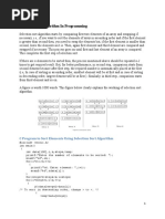 Selection Sort Algorithm in Programming