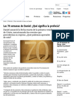 70 Semanas de Daniel - Vida, Esperanza y Verdad PDF