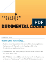 Rudimental Codex Präsentation
