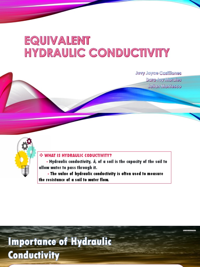 Understanding Equivalent Hydraulic Conductivity | PDF | Geotechnical ...