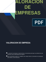 Valoracion de Empresas - Administracion Financiera 