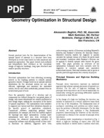 Geometry Optimization in Structural Design