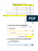 Regresión Lineal y Correlación