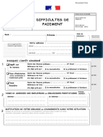 difficulté de paiement