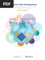 COSO ERM Executive Summary Preliminary Draft Printable PDF