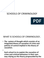 Schools of Criminology Theories Explained