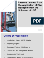 Lessons Learned From Application of Risk Management in Shipment of Lng