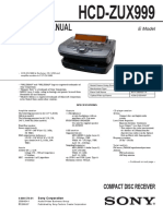Sony Hcd-Zux999 PDF