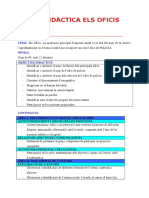 Programacio Unitat Didactica Els Oficis