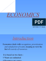 Economics: by Saurav Chakravorty 2712147 MIT-ISBJ, 27 Batch