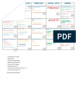 Agenda de Junio - Julio