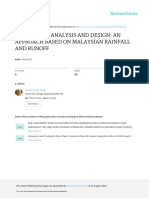 Hydrologic Analysis and Design: An Approach Based On Malaysian Rainfall and Runoff