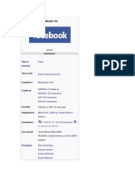 Facebook, Inc.: Screenshot