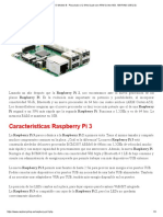 Raspberry Pi 3 Modelo B - Placa Base (1.2 GHz Quad-core ARM Cortex-A53, 1GB RAM, USB 2.0)