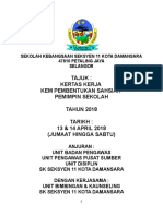 Kertas Kerja Kem Kepemimpinan Pelajar 2018