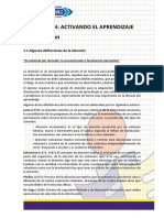 7 Procesos Auxiliares Del Aprendizaje - La Atención