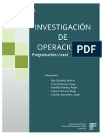 Programacion Lineal Informe Grupal 01 PDF