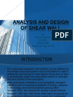 Analysis and Design of Shear Wall
